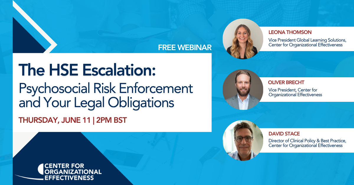 HSE enforcement webinar